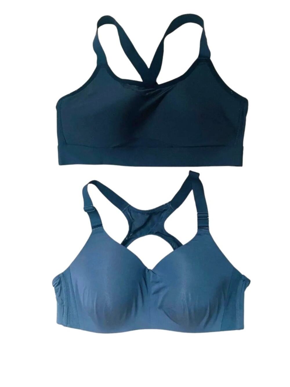 Avia Black Women's Supportive Sports Bras Set L #0187